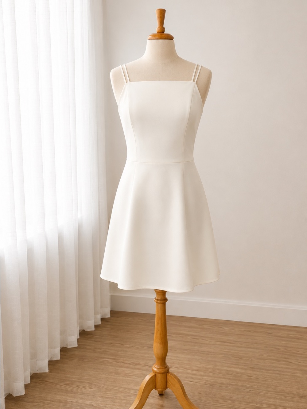 French Connection White Mini Dress – NWT – Size 8